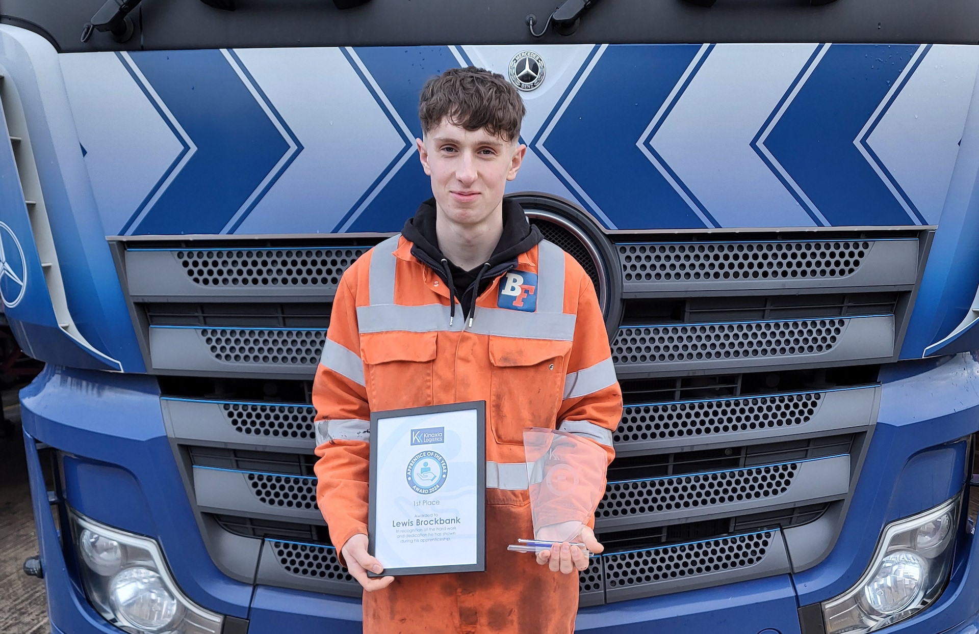 TORQUE OF THE TOWN! MECHANIC LEWIS CROWNED APPRENTICE OF THE YEAR 
