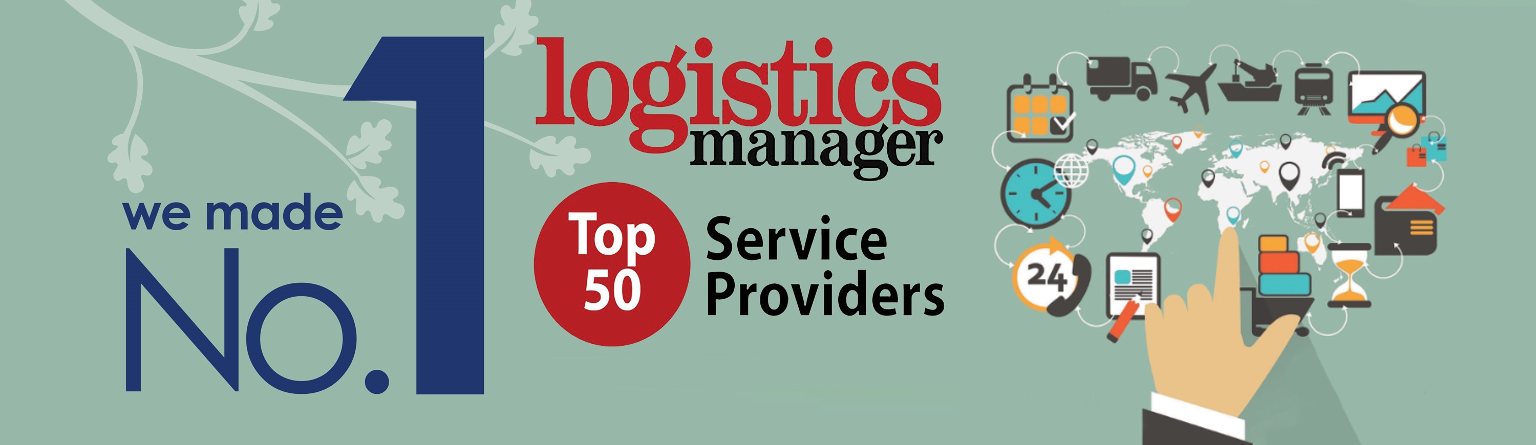 Kinaxia Takes First Place in Logistics Manager Top 50